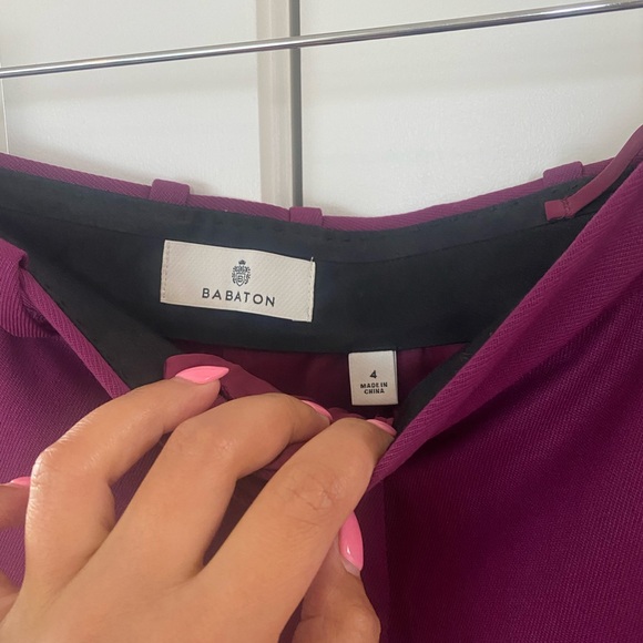 Aritzia agency pant size 4 in fuchsia - Picture 2 of 2